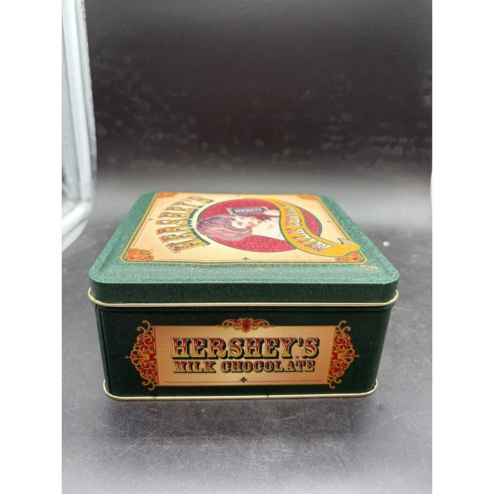 Vintage 1999 Hershey's Milk Chocolate Tin Vintage Edition 5 Green Collectible